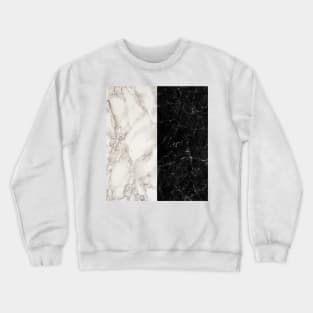 Black and white pastel shade marble Crewneck Sweatshirt